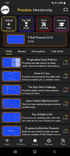 Android application World of Pool and Billiards screenshort