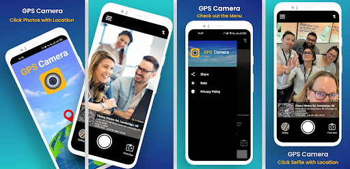Android application GPS MAP CAMERA screenshort