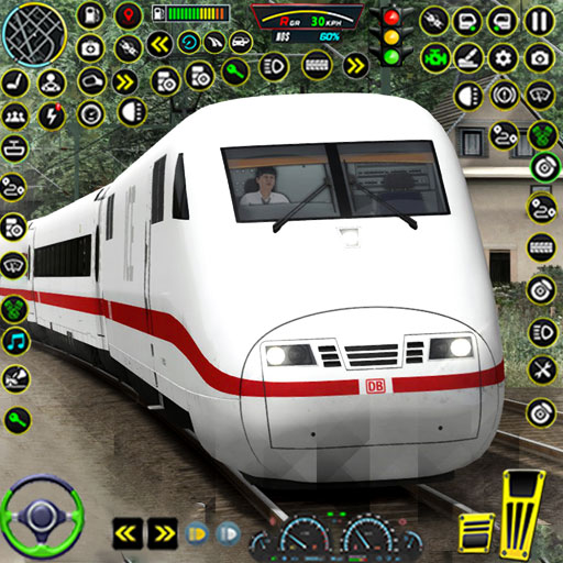 Train Driving Euro Train Games  Icon