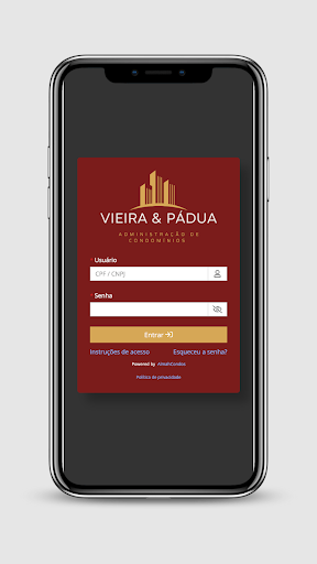 Android application Vieira & Padua Administradora screenshort