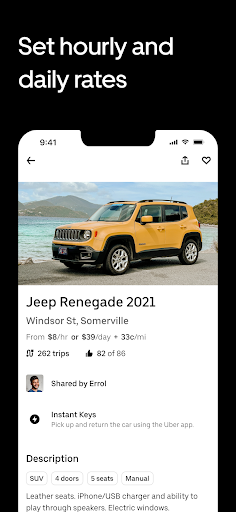 Uber Carshare: For Car Owners Screen 2