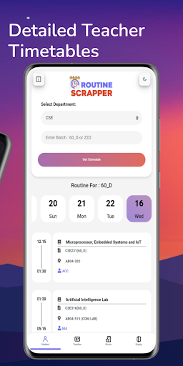 DIU Routine Scrapper Screen 3