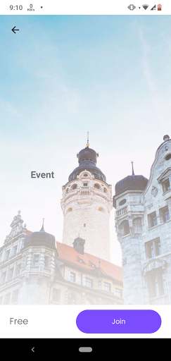 Flutter Getevent Event Bookin