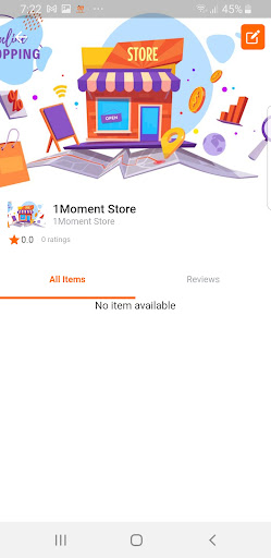 Android application 1Moment Store screenshort