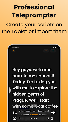 Screenshot of Teleprompter.com