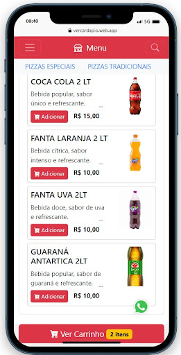 Delivery Sistema Eficiente Screen 3