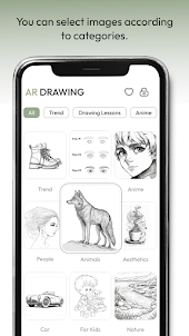 AR Draw : Trace to Sketch