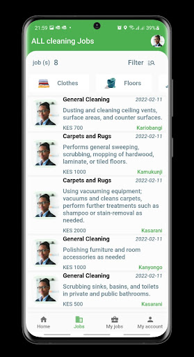 Gwiji Workers App Screen 2