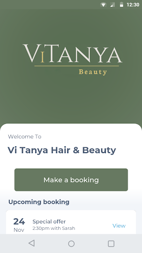 Android application Vi Tanya Beauty screenshort