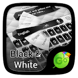 Black and White Keyboard Theme icon