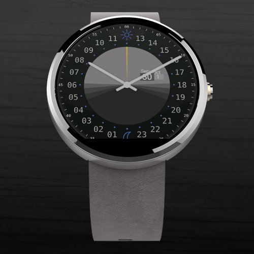 24h Analog Watch Face Screenshot 3 - AppWisp.com