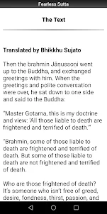 Fearless Sutta - Buddhism