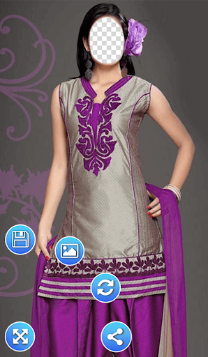 Women Anarkali Photo Frames