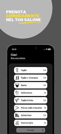 Android application La Barberia Danilo & Mario screenshort