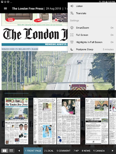 ePaper London Free Press Screen 3