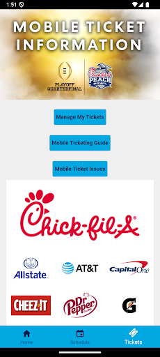 Screenshot of Peach Bowl, Inc.