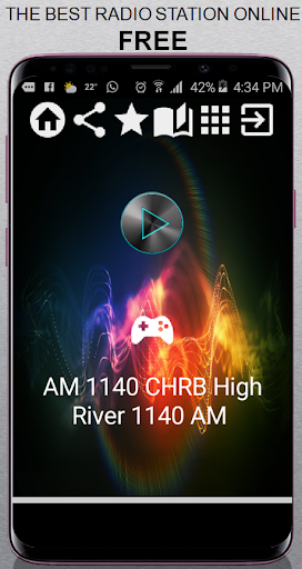 Android application AM 1140 CHRB High River 1140 A screenshort