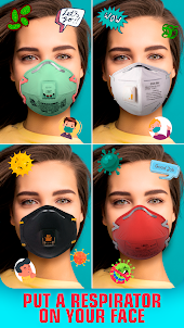 面罩-醫用和外科口罩照片編輯器