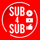 Sub for Sub Get View Sub Like icon