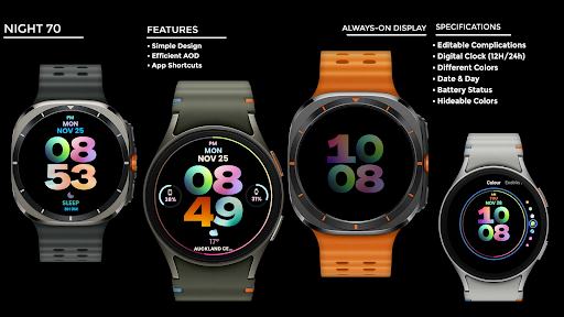 Night 70 - watch face