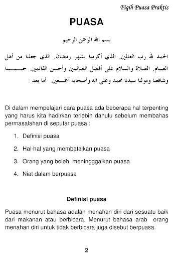 Fiqih Puasa Praktis Buya Yahya