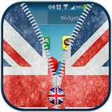 UK Flag Zipper Lock Pro icon