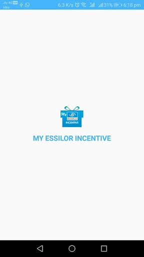 Android application My Essilor Incentive screenshort