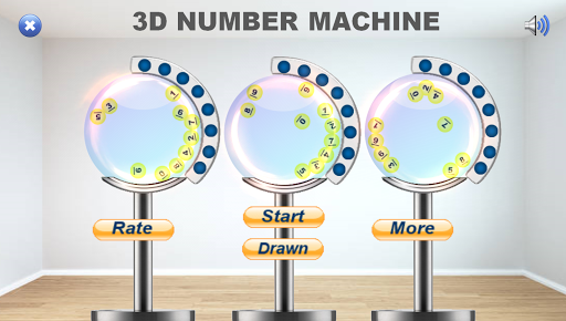 Android application 3D Number Machine screenshort