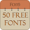 50 Fonts for Samsung Galaxy 9 icon