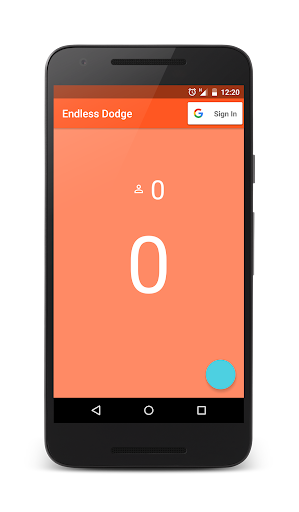 Android application Endless Dodge screenshort