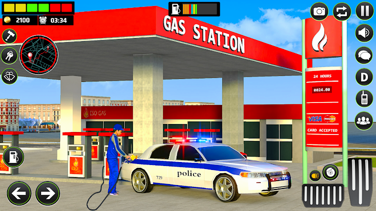 Gas Station Police Car Parking - 1.13 - (Android)