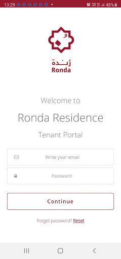 Android application Ronda Residence screenshort