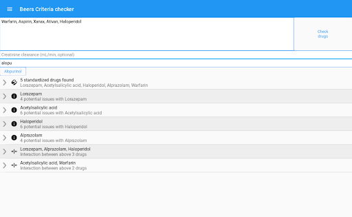 Meds Checker Screen 3