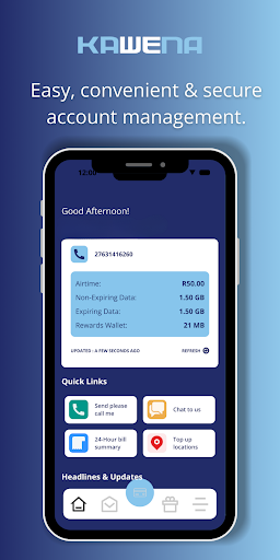 Android application Kawena Mobile screenshort