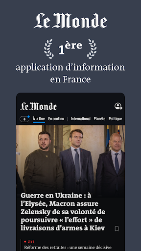 Le Monde, Actualités en direct