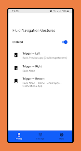 Fluid Navigation Gestures Ekran görüntüsü