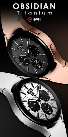 OBSIDIAN Titanium - watch faceのおすすめ画像3