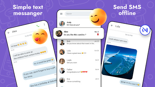 Screenshot of Messages - SMS Texting App