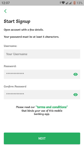 Isua Microfinance Bank Screen 3