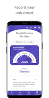 screenshot of Weight Tracker+ BMI Calculator