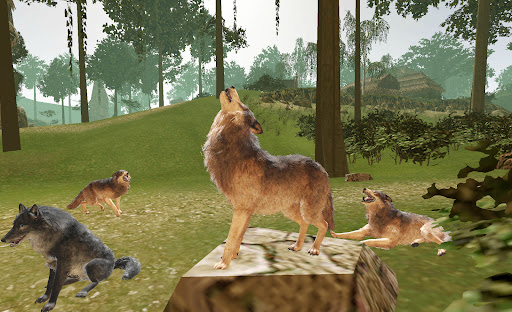 Wolf Life Wild Animals Game 3D Screen 2