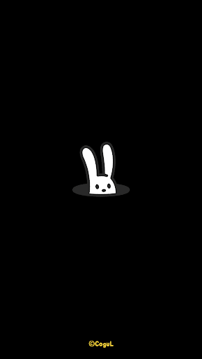 Android application 카카오톡 테마 - 까꿍토끼_블랙옐로 (카톡테마) screenshort