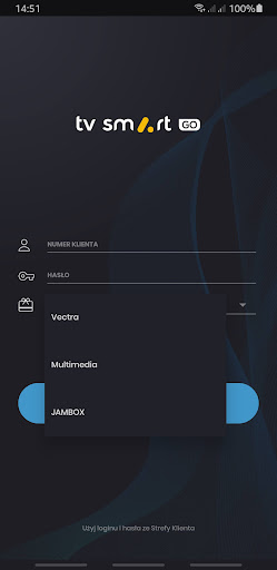 Android application TV Smart GO screenshort