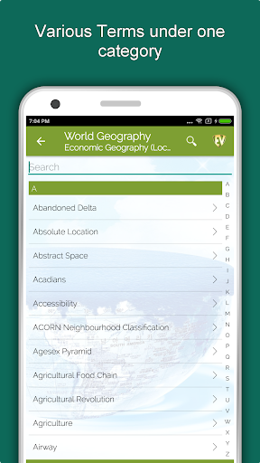 World Geography Dictionary Screenshot 3 - AppWisp.com