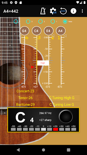 Ukulele Tuner & Metronome Screen 3