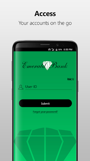 Android application Emerald Bank Kansas screenshort
