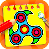 Fidget Spinner Coloring Book & Drawing Game