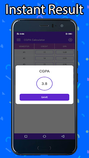CGPA Calculator Screen 3