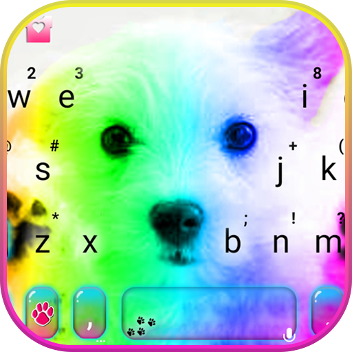 Cute Colorful Puppy Keyboard T