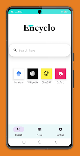 Android application Encyclo - Search Encyclopedia screenshort